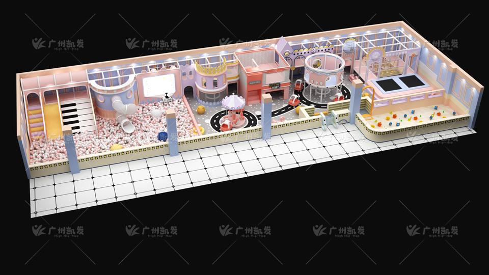 內蒙古包頭市314方室內淘氣堡